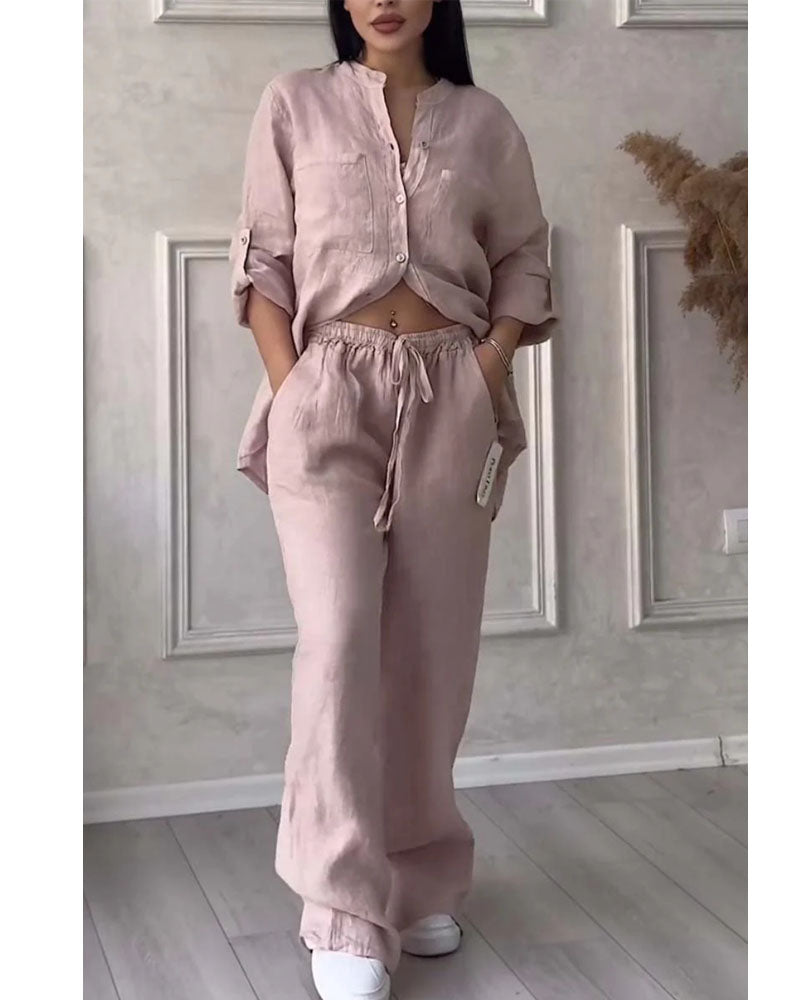 Brielle 2 Piece Linen Set