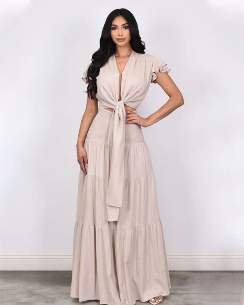 Free Feels Linen Pants Set