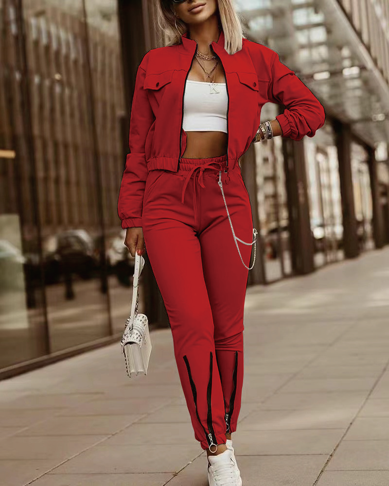Splicing Jogger Set