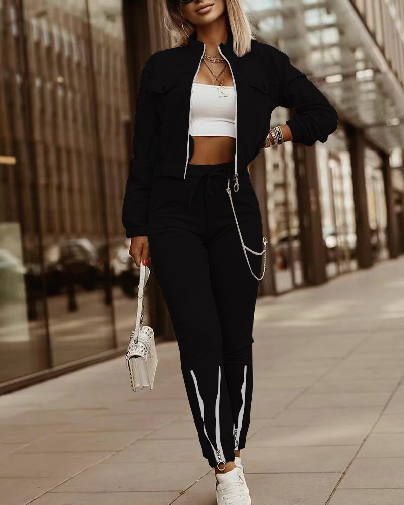 Splicing Jogger Set