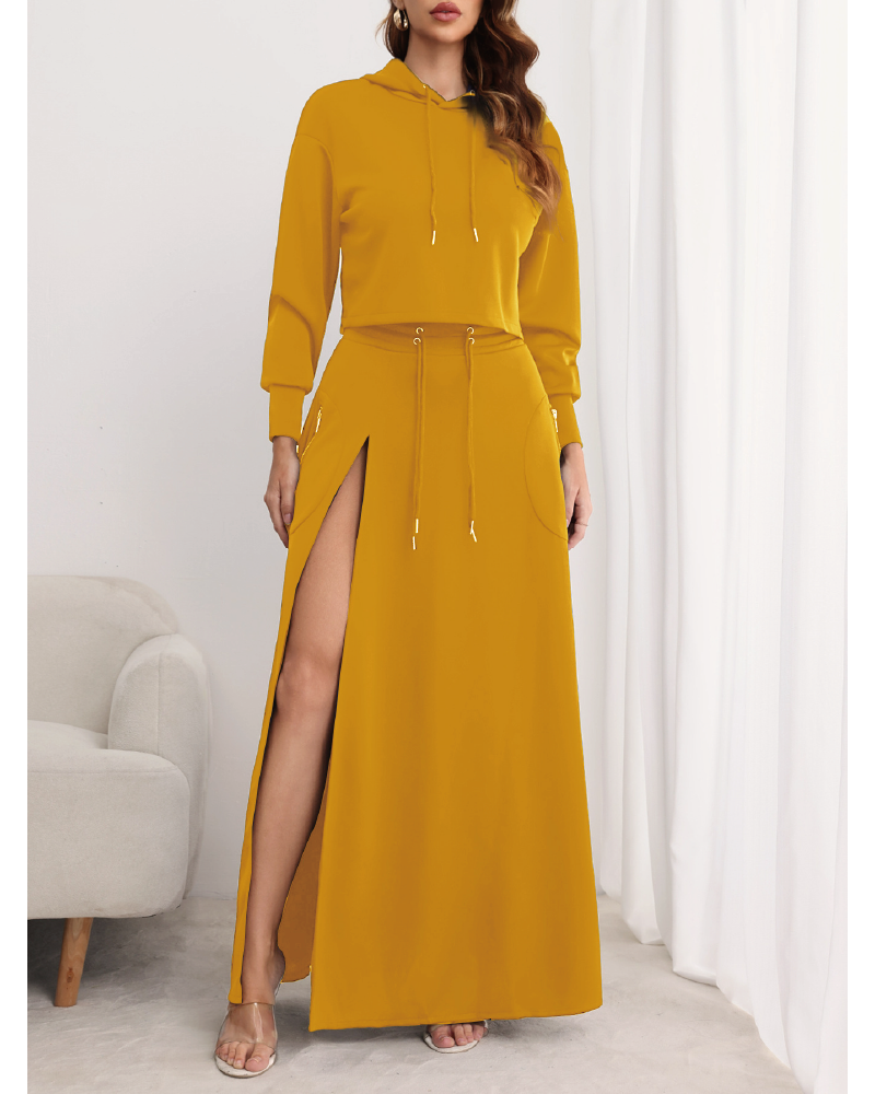 Cold Heart Skirt Set