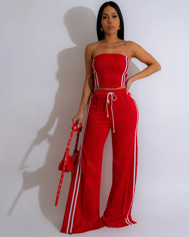 Lined & Cropped Jogger Set