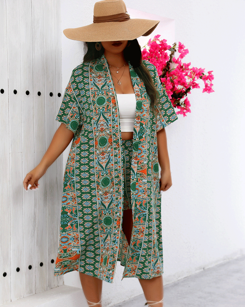 Blossom Breeze Kimono Set