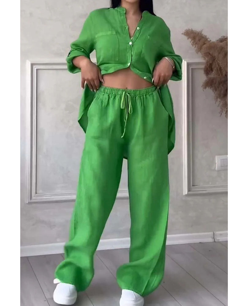 Brielle 2 Piece Linen Set
