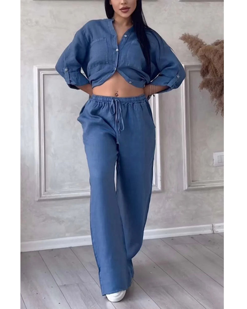 Brielle 2 Piece Linen Set