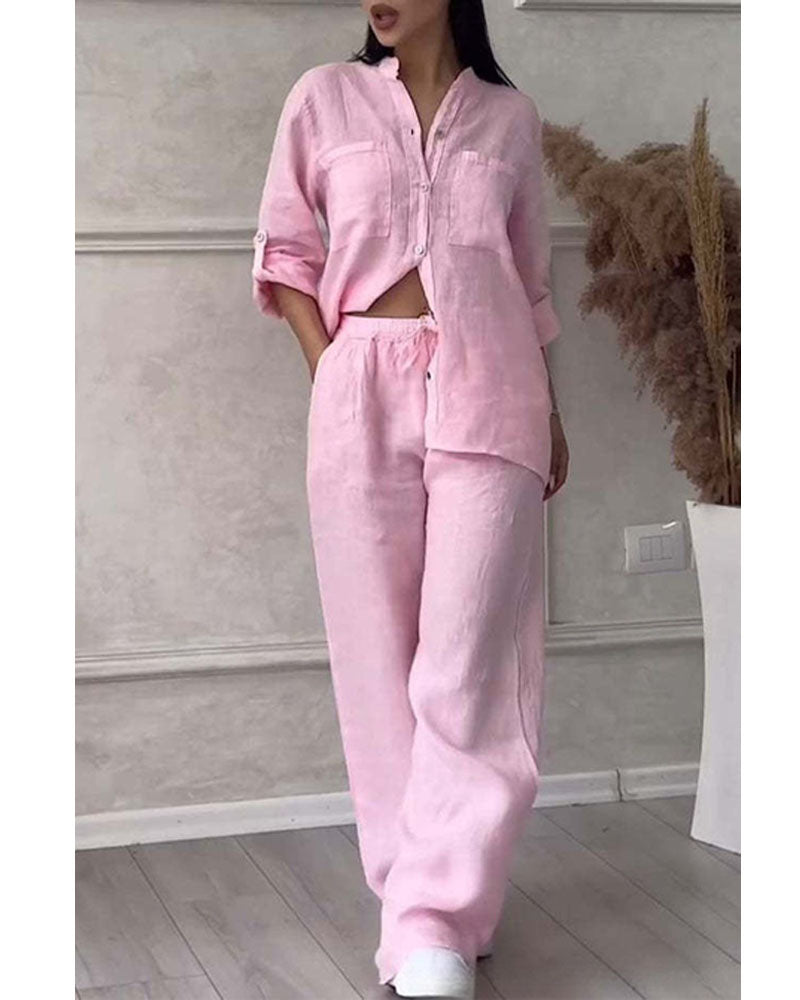Brielle 2 Piece Linen Set