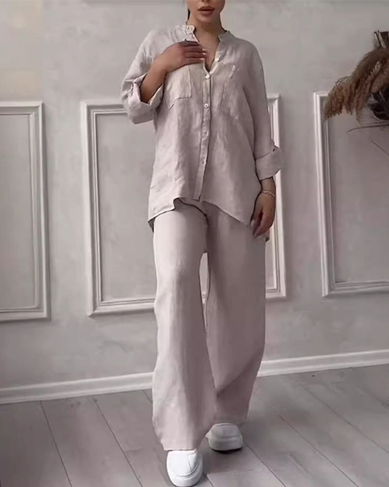 Brielle 2 Piece Linen Set