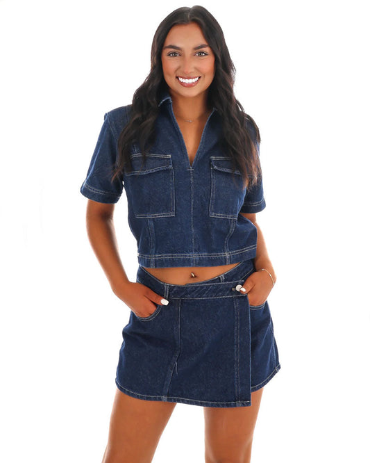 Denim Duo Two Piece Set