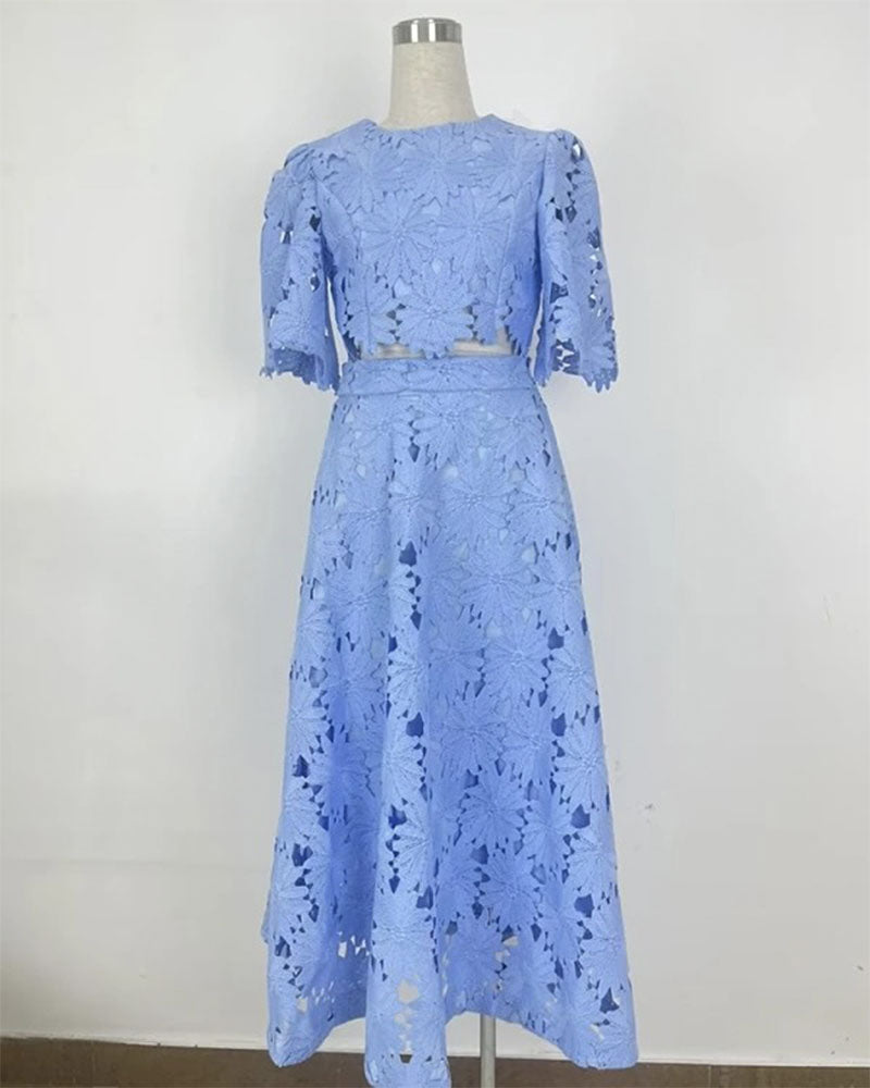 Elegance Lace Skirt Set